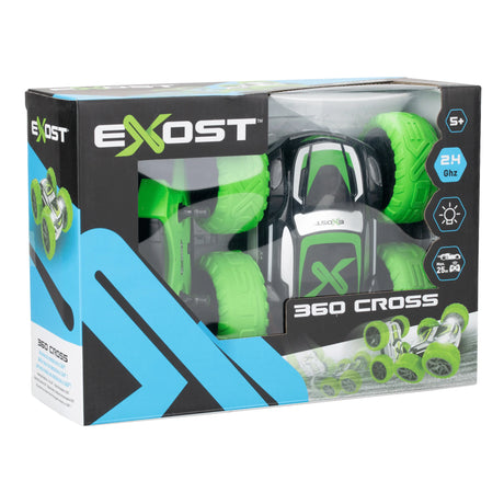 Exost 360 Cross RC car in retail packaging with green tyres – Ireland