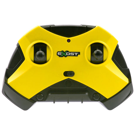 Yellow Exost remote control unit with dual joystick and logo – Ireland