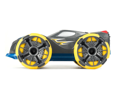 Side view of Exost Hyper Drift car with angled wheels and sporty design – Ireland