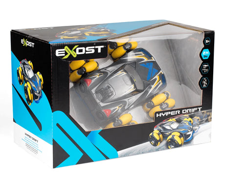 Exost Hyper Drift RC car shown inside retail box packaging – Ireland