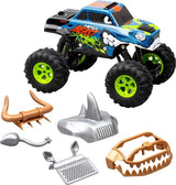 Exost Mega Beast RC car shown with five interchangeable body accessories
