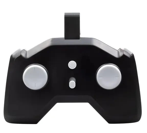 Exost Mega Beast black remote controller with two silver control sticks