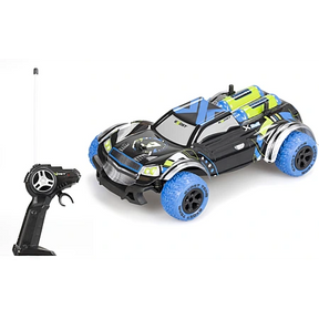 Exost X-Bull black and blue remote control car with large blue tyres