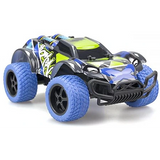 Exost X-Bull Remote Control Car front angle showing grille and blue off road tyres