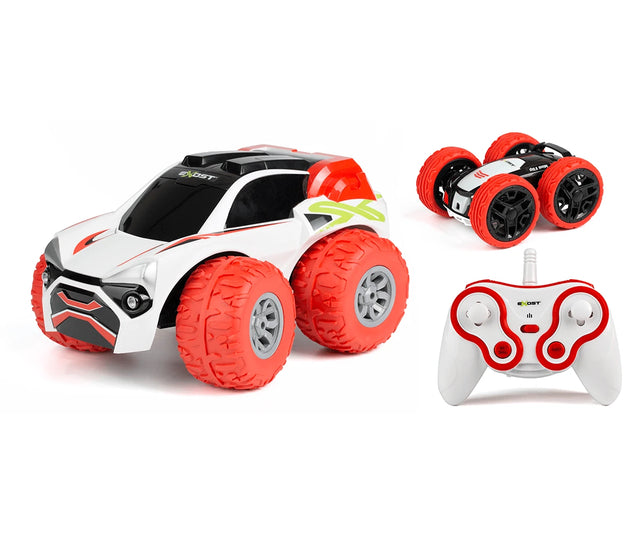 Exost Xtreme Buster RC car with Mini Flip stunt car and transmitter