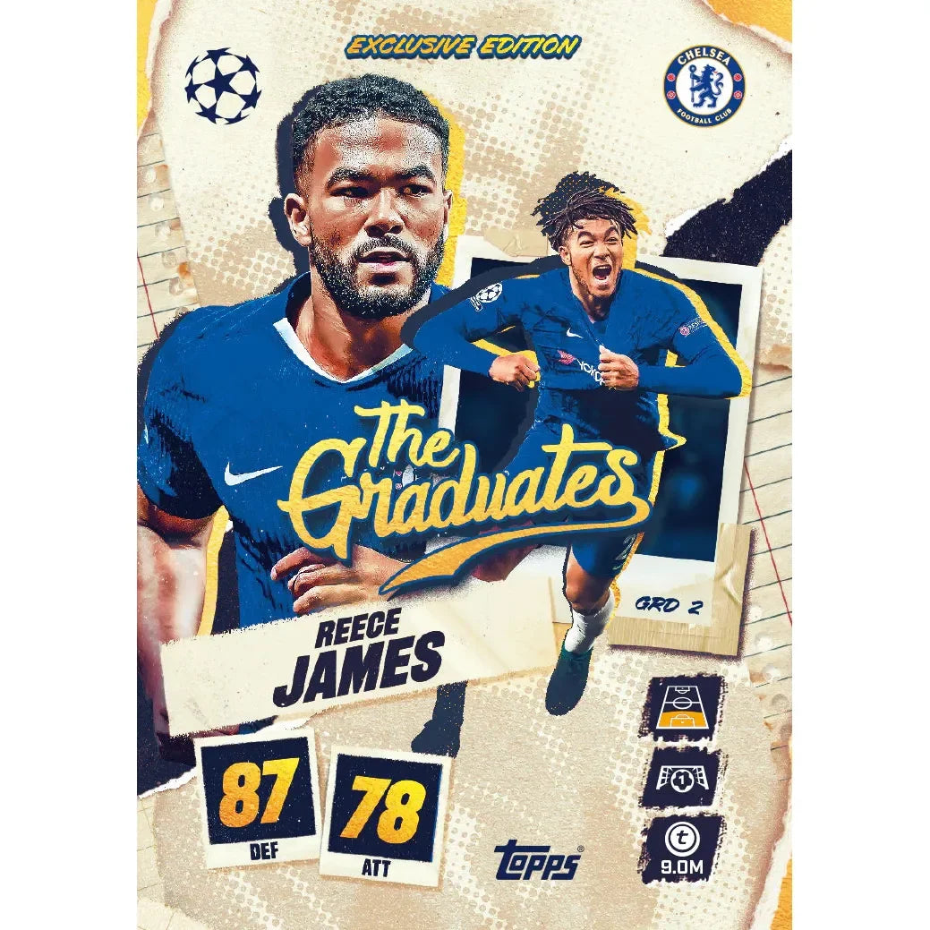 Reece James Match Attax The Graduates exclusive edition card from 2025/26 series in Ireland