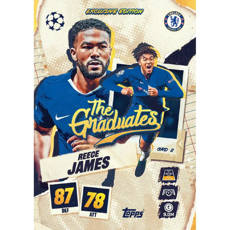 Reece James Match Attax The Graduates exclusive edition card from 2025/26 series in Ireland