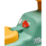 Falk Maurice Vintage Baby Green Tractor red side horn detail