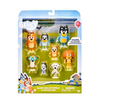 Bluey Heeler Family And Mates 8pc Figure Set