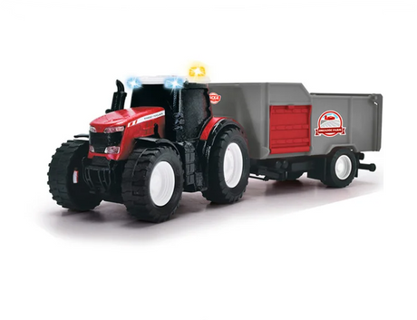 Dickie Toys Massey Ferguson Farm Trailer
