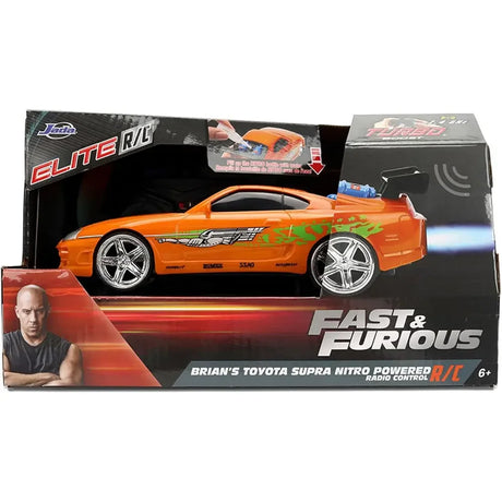 Fast and Furious RC Nitro Powered Car boxed showing Brian’s Toyota Supra model 1:24 scale in Ireland