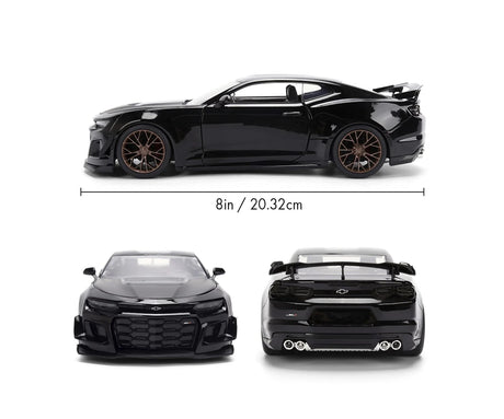 Fast & Furious 2024 Chevrolet Camaro 1:24 diecast model features image.