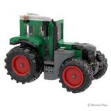 BRIXIES Plus Fendt 616 Vario viewed from the front side with the front linkage, green bonnet, cab and agricultural tyres clearly visible
