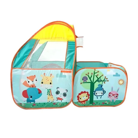 Fisher-Price Ball Pit Playset pop up tent and attached ball pit side view