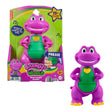 Fisher-Price Barney's World Heart Hands Barney figure shown beside the Barney's World retail packaging
