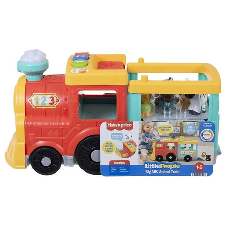 Fisher Price Little People Big ABC Animal Train in its retail packaging