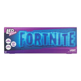 Fortnite LED Neon Wall Light packaging box with USB power and wall mount features in Ireland.