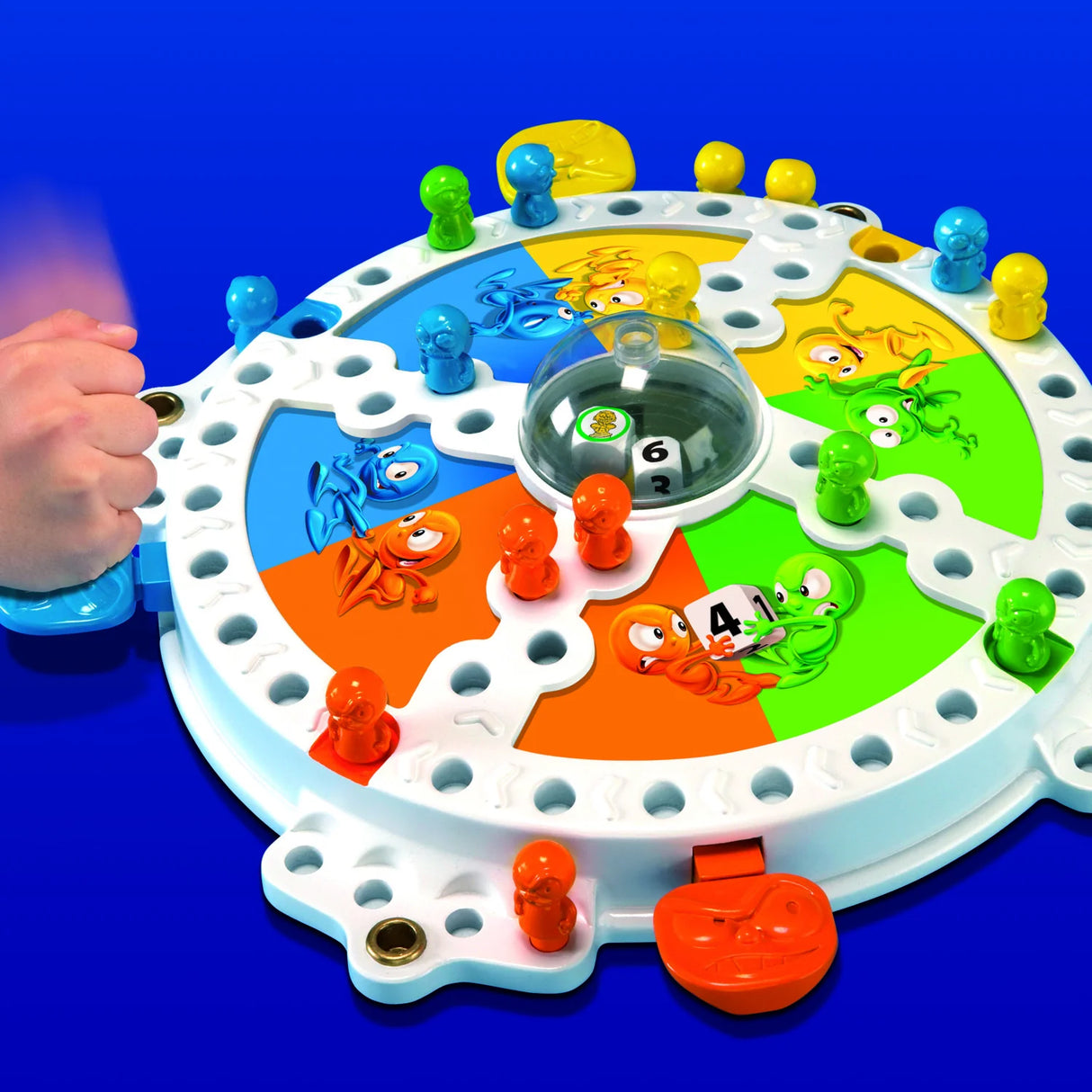 Frustration Board Game pieces and board with dice Ireland