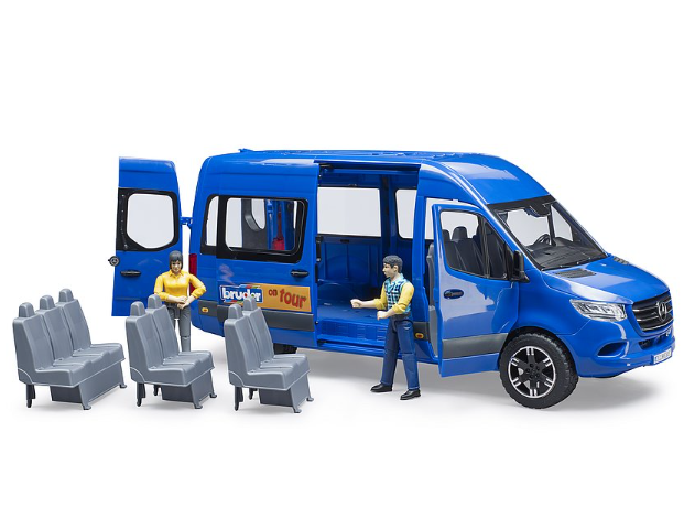 Bruder MB Sprinter Transfer with Driver and Passenger