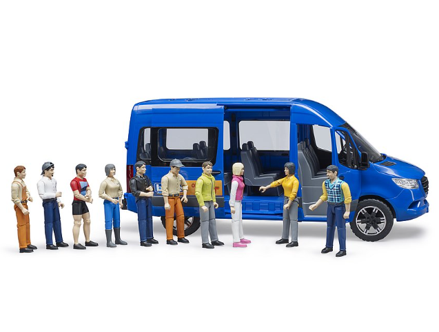 Bruder MB Sprinter Transfer with Driver and Passenger