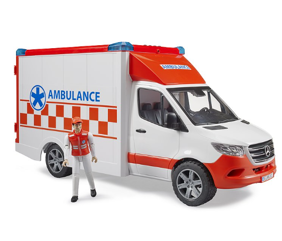 Bruder MB Sprinter Ambulance with Driver