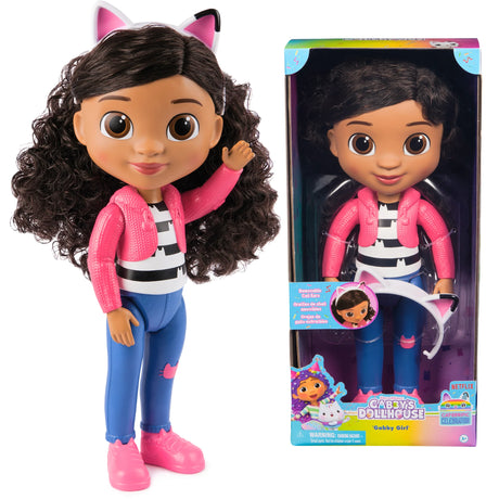 Gabby's Dollhouse 13-Inch Gabby Girl Doll side box view Ireland