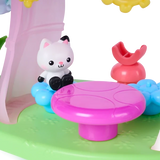 Gabby's Dollhouse Fairylandia Flutter-riffic Tea Party Playset with colourful fairy garden styling.