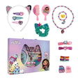 Gabby's Dollhouse Hair and Jewellery Set with cat ear headband, comb, mirror, scrunchie, jewellery, hair clips and presentation box