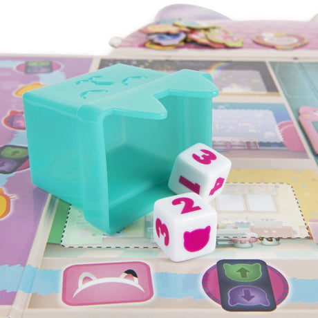 Dice and token tray from Gabby's Dollhouse Meow Mazing board game Ireland