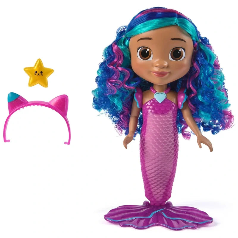 Gabby’s Dollhouse Sing & Shine Mermaid Gabby doll with accessories in Ireland.