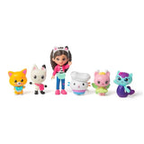 Gabby’s Dollhouse Movie figures including Gabby, Pandy Paws, MerCat, Cakey, Kitty Fairy and Chumsley