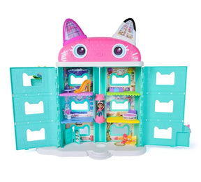 Gabby's Dollhouse open view with cat ears shaped roof