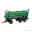 BRIXIES Plus Garant Kotte Slurry Tanker viewed from the drawbar end with the curved pipework, tank front, wheels and chassis visible