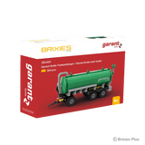 BRIXIES Plus Garant Kotte Slurry Tanker building set shown in its red and white box with 324 pieces stated on the packaging