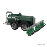 BRIXIES Plus Garant Kotte Vacuum Tanker with the rear spreading assembly unfolded and lowered into its working position