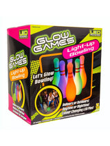Glow Games Light-Up Bowling box packaging with LED pins and ball – Ireland