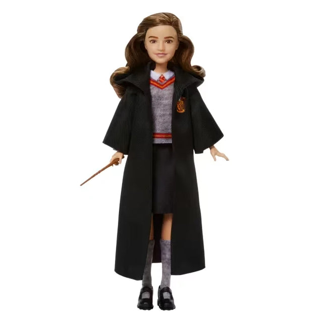 Harry Potter Hermione Granger fashion doll wearing Gryffindor uniform and holding her wand