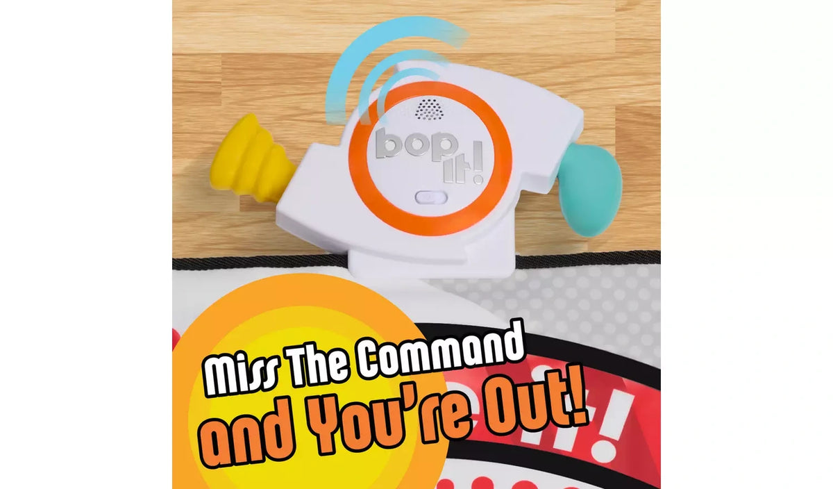 Hasbro Bop It! Jump Game Mat electronic command unit with Bop It button and side controls