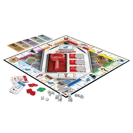 Full Monopoly Cash Decoder game set with board, cards, dice, and accessories – Ireland