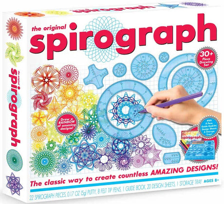 Front of Spirograph Original Drawing Set box with spiral artwork and tools – Ireland