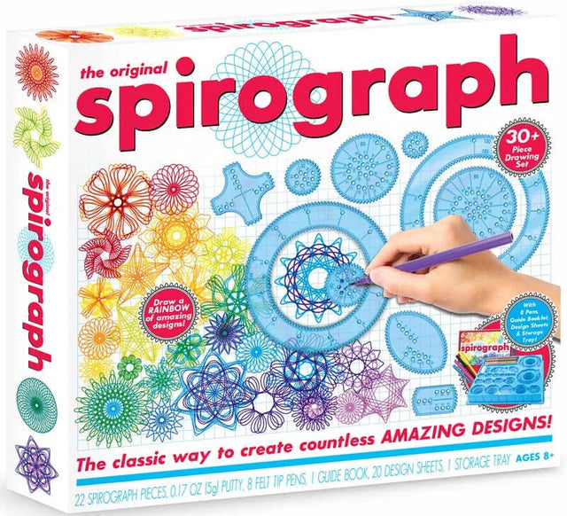 Front of Spirograph Original Drawing Set box with spiral artwork and tools – Ireland