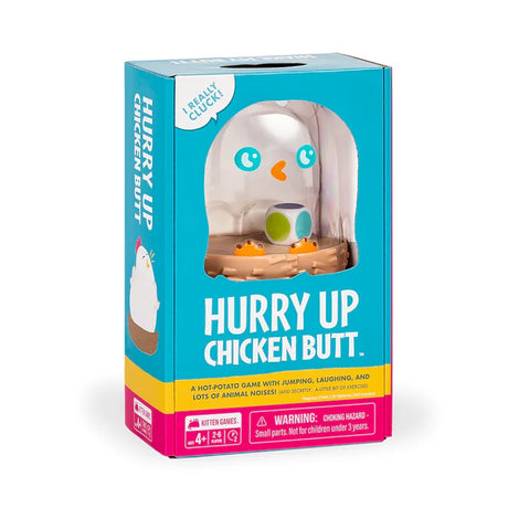 Hurry Up Chicken Butt game box with shaker and fun activity cards Ireland