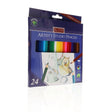 Icon Artist's Studio 24 colour pencils box shown at an angle with coloured pencils visible through the front window