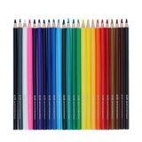 Icon Artist's Studio 24 colour pencils arranged upright in a row