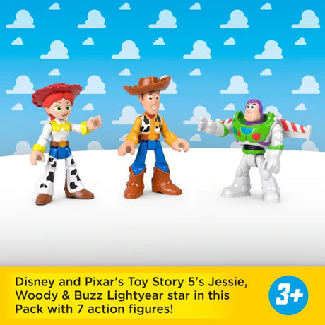 Imaginext Toy Story 5 Jessie, Woody and Buzz Lightyear figures