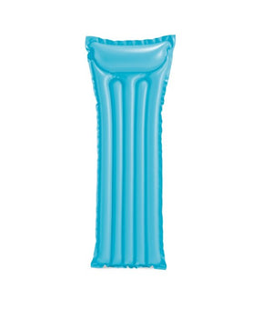 Intex blue Economat inflatable pool float with matte finish and pillow headrest, Ireland