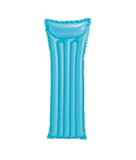 Intex blue Economat inflatable pool float with matte finish and pillow headrest, Ireland