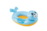Blue Intex Pool Cruisers seal float on a plain white background