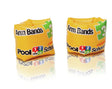 Intex Pool School Step 3 armbands for kids in yellow with Pool School branding, shown in Ireland
