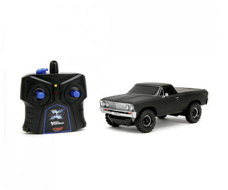 Fast & Furious RC El Camino and remote on white background, full set layout – Ireland